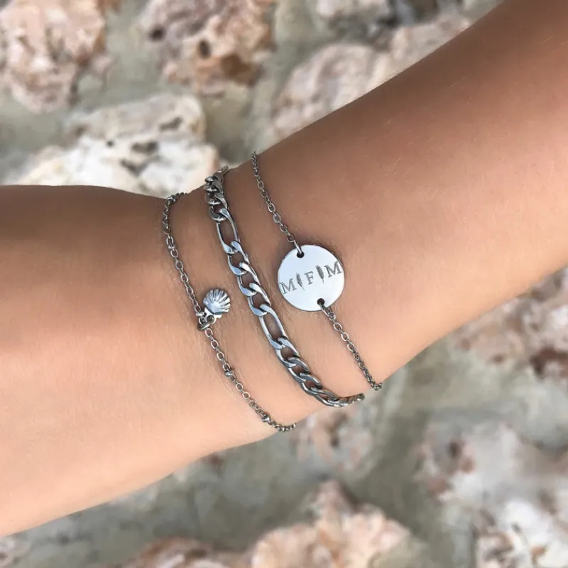 Finaste Schakelarmband Mixed Chain Discount