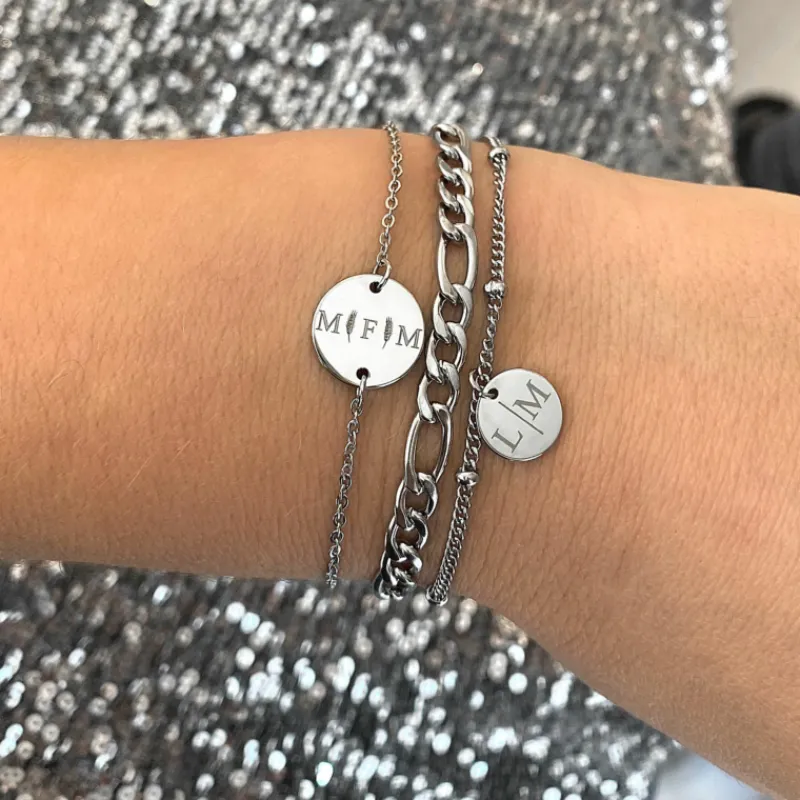 Finaste Schakelarmband Mixed Chain Discount