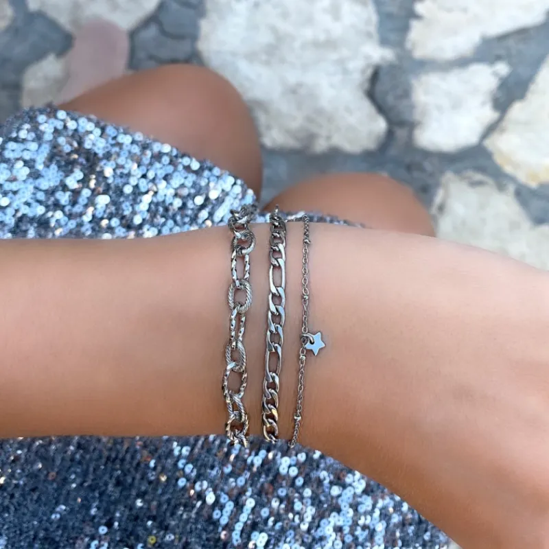 Finaste Schakelarmband Mixed Chain Discount