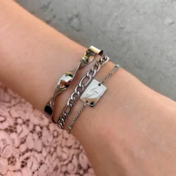 Finaste Schakelarmband Mixed Chain Discount