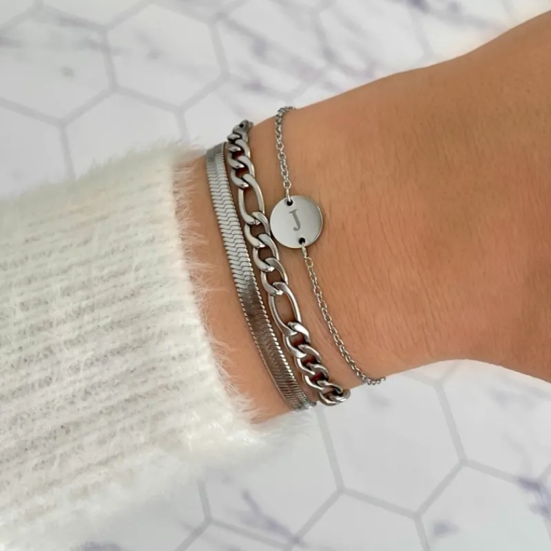 Finaste Schakelarmband Mixed Chain Discount