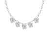 Finaste Schakelketting met bloemetjes Sale