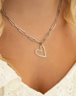 Finaste Schakelketting met hartje Online