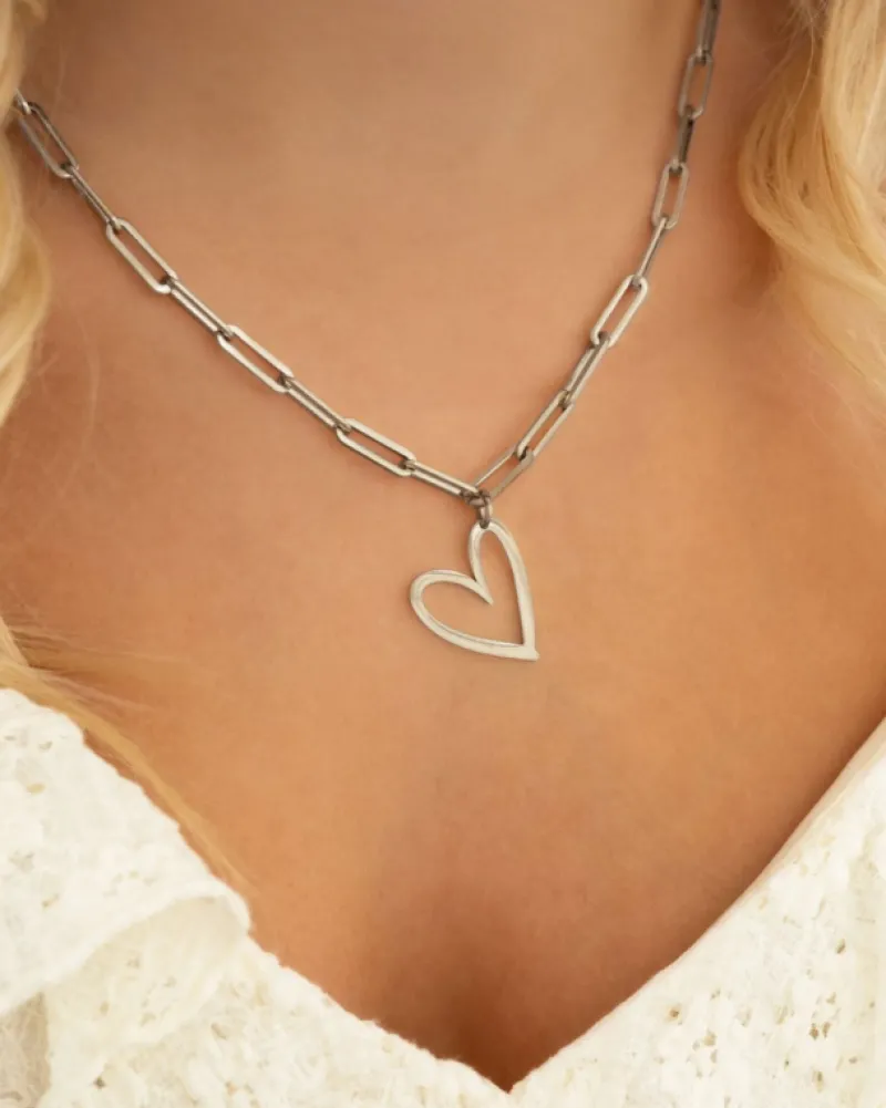 Finaste Schakelketting met hartje Online