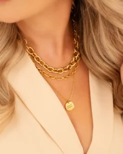 Finaste Schakelketting mix goud kleurig Best