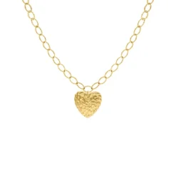 Finaste Schakelketting vintage hartje goudkleurig Outlet