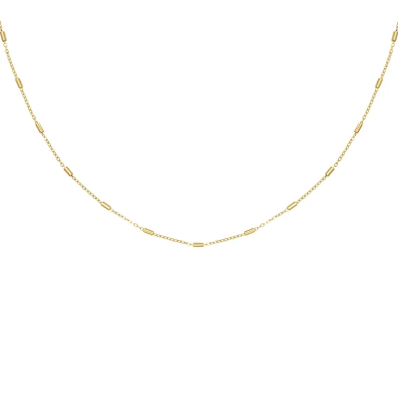Finaste Schakelkettinkje chain mix goudkleurig Outlet