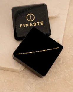 Finaste Schakelkettinkje chain mix goudkleurig Outlet
