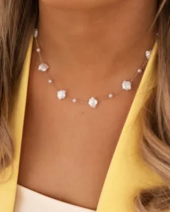 Finaste Schelpen ketting met parels Outlet