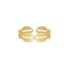 Finaste Schelpen ring goudkleurig Fashion