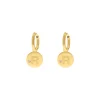 Finaste Shiny initial oorbellen goudkleurig Outlet
