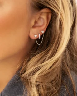 Finaste Shiny oorringetjes 8 mm Sale