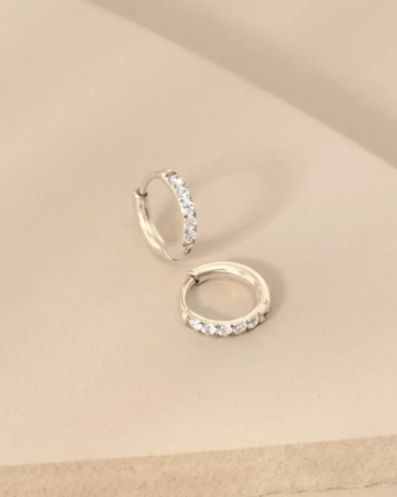 Finaste Shiny oorringetjes 8 mm Sale