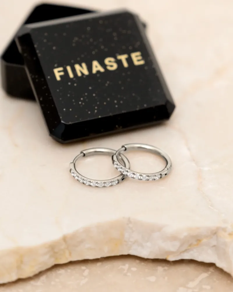 Finaste Shiny Oorringetjes 14 Mm Outlet