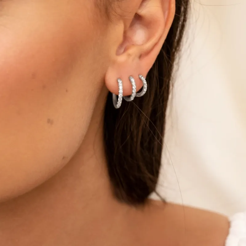 Finaste Shiny oorringetjes 12 mm Clearance