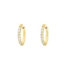 Finaste Shiny Oorringetjes 14 Mm Goudkleurig Outlet