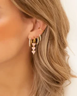Finaste Shiny oorringetjes 12 mm goudkleurig Discount