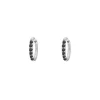 Finaste Shiny oorringetjes black 10 mm Online