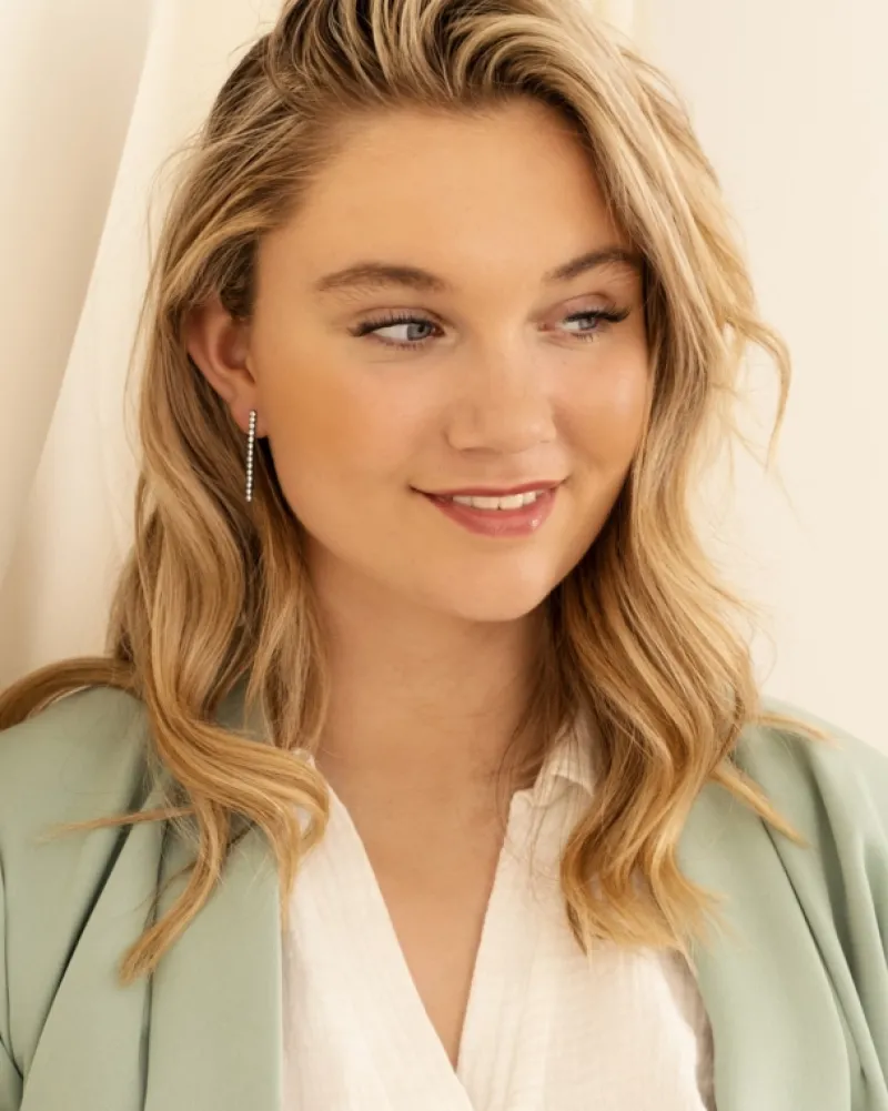 Finaste Shiny tennis earrings Fashion