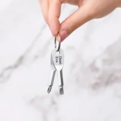 Finaste Sleutelhanger met naam schroevendraaier Sale