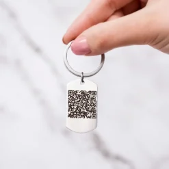 Finaste Sleutelhanger met QR code Fashion