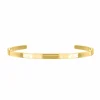 Finaste Smalle Bangle Open Goud Kleurig Outlet