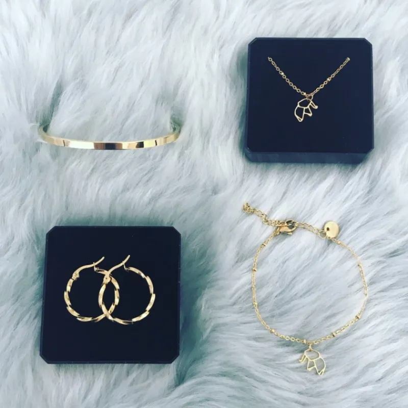 Finaste Smalle Bangle Open Goud Kleurig Outlet