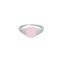 Finaste Smiley Ring Roze Sale