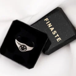 Finaste Smiley Ring Zwart Discount