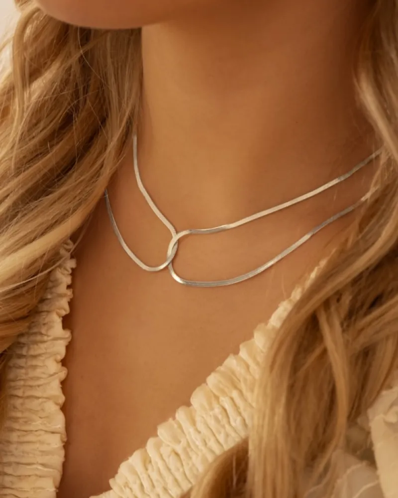 Finaste Snake ketting linked chains Discount