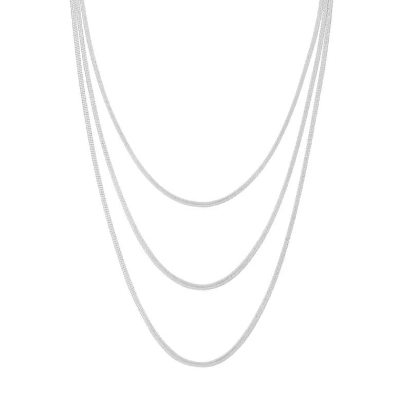 Finaste Snake ketting triple Discount
