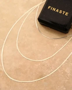 Finaste Snake ketting triple Discount