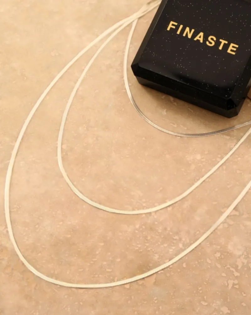Finaste Snake ketting triple Discount
