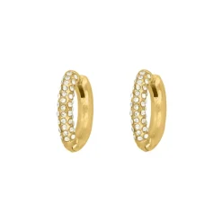 Finaste Sparkle hoops goldplated Sale