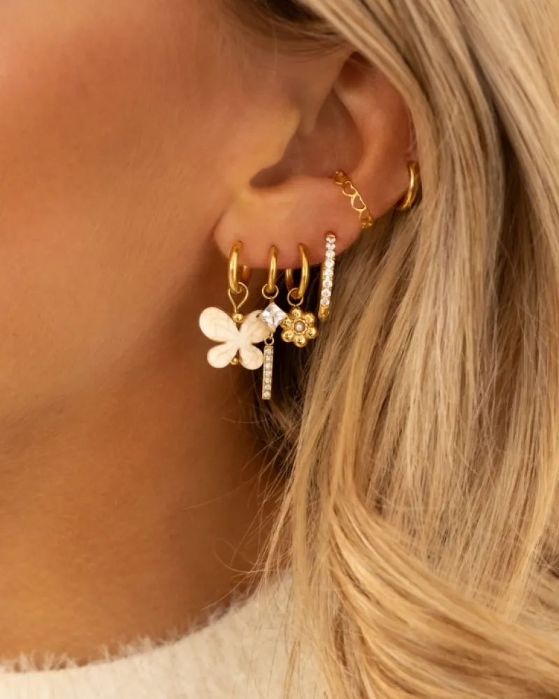 Finaste Square earrings luxury goldplated New