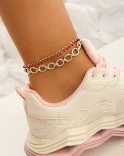 Finaste Statement anklet round chains Best