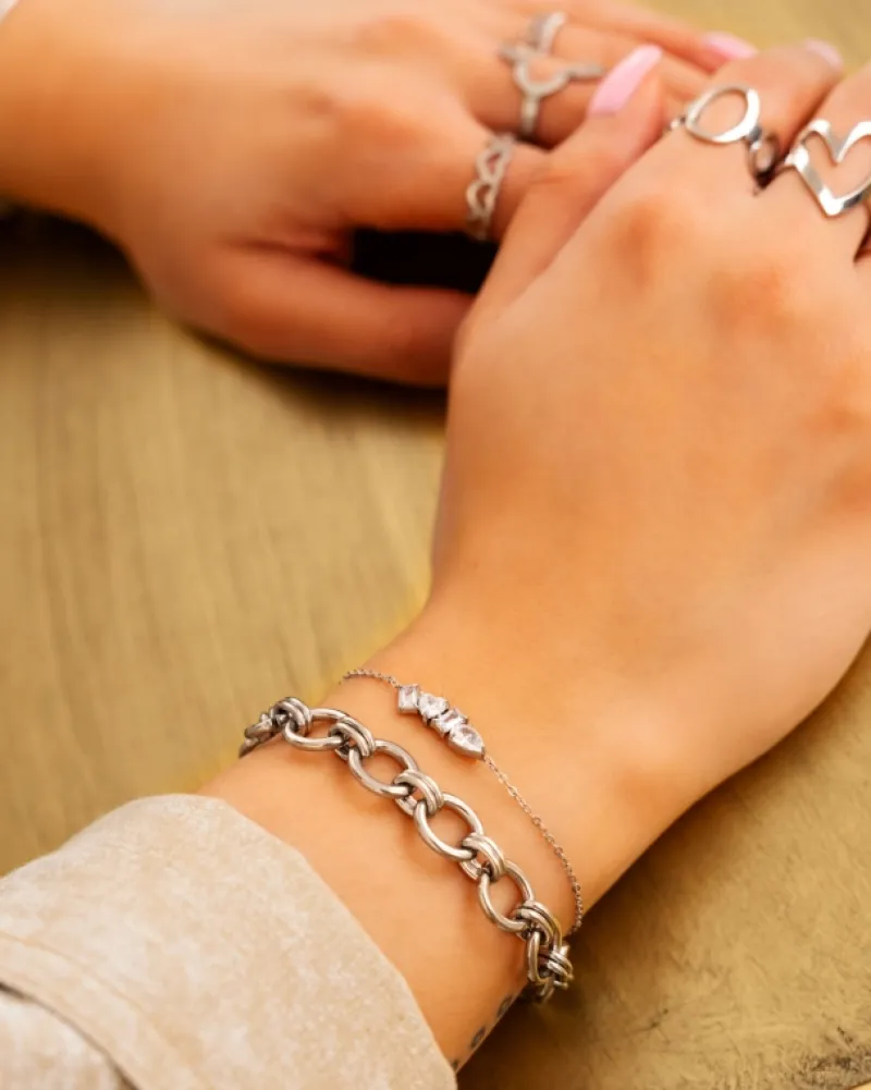 Finaste Statement bracelet round chains Fashion