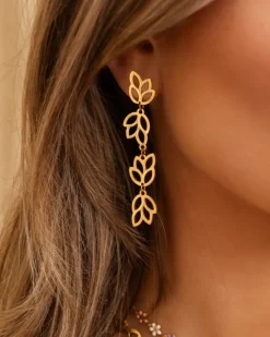 Finaste Statement earrings boho goldplated Discount