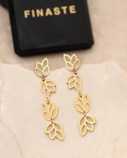Finaste Statement earrings boho goldplated Discount