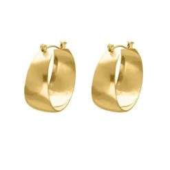 Finaste Statement hoops large goudkleurig Discount