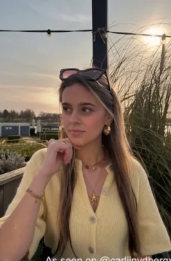 Finaste Statement hoops large goudkleurig Discount