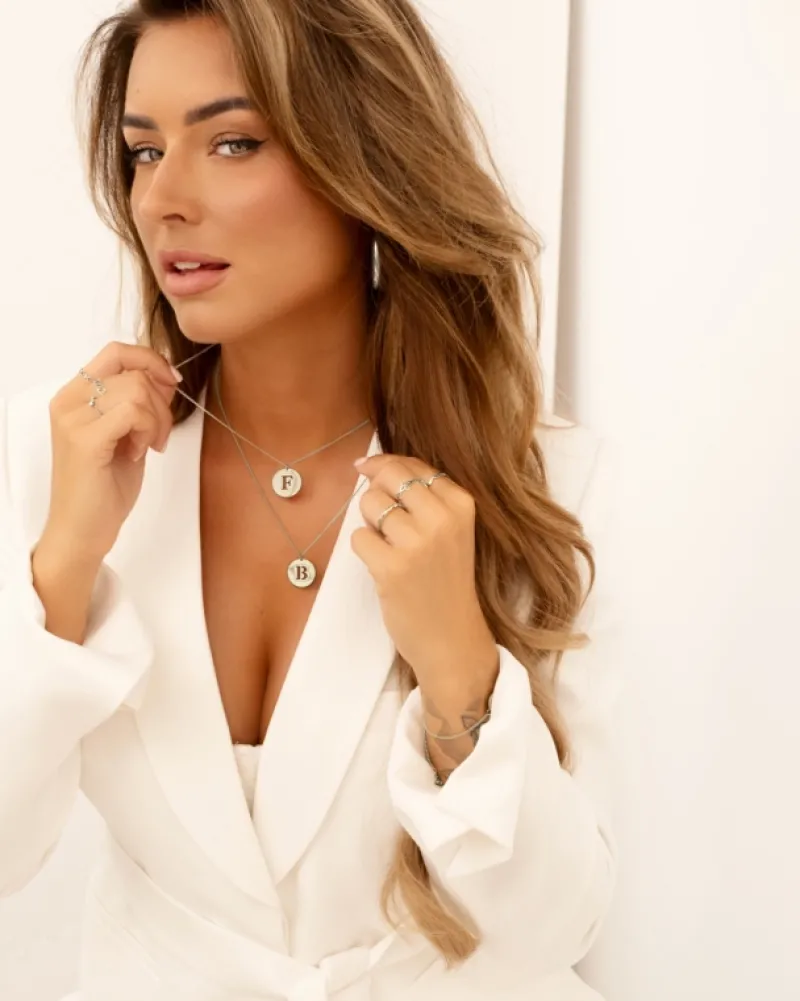 Finaste Statement initial ketting Sale