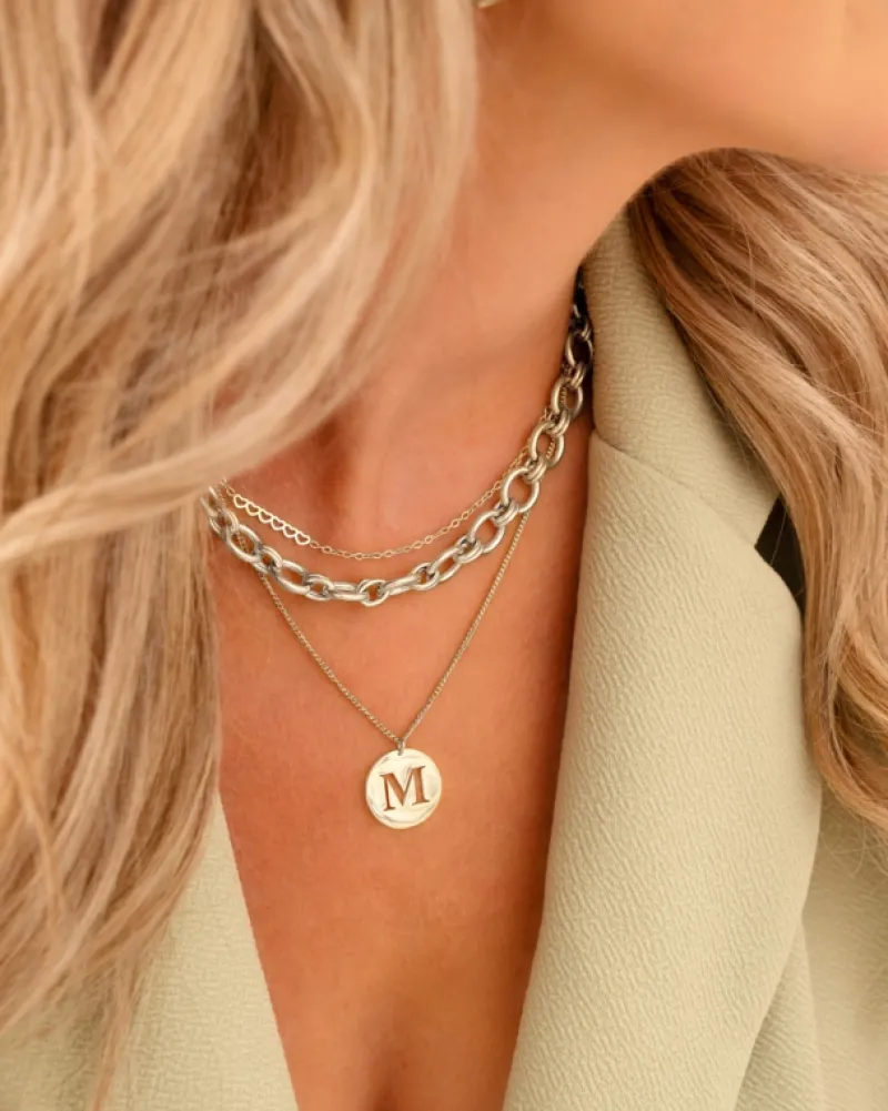 Finaste Statement initial ketting Sale