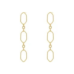 Finaste Statement ketting oorbellen goudkleurig Best