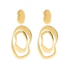 Finaste Statement oorbellen organic goudkleurig Clearance