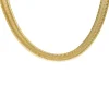 Finaste Statement snake chain necklace goldplated Hot