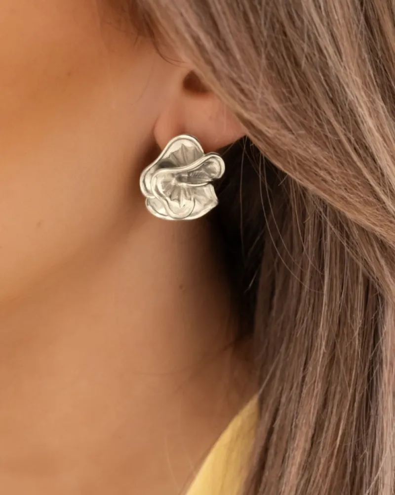 Finaste Statement stud oorbellen bloem Clearance