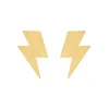 Finaste Statement thunder earrings goldplated Discount