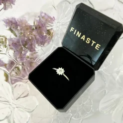 Finaste Sterretjes ring met steentje Clearance