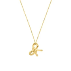 Finaste Strikjes ketting goudkleurig Hot